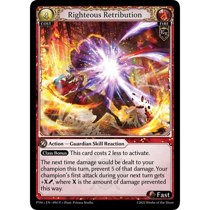 Image for Righteous Retribution (094) (Phantom Monarchs) - Grand Archive TCG