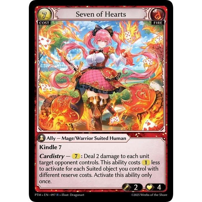 Image for Seven of Hearts (097) (Phantom Monarchs) - Grand Archive TCG