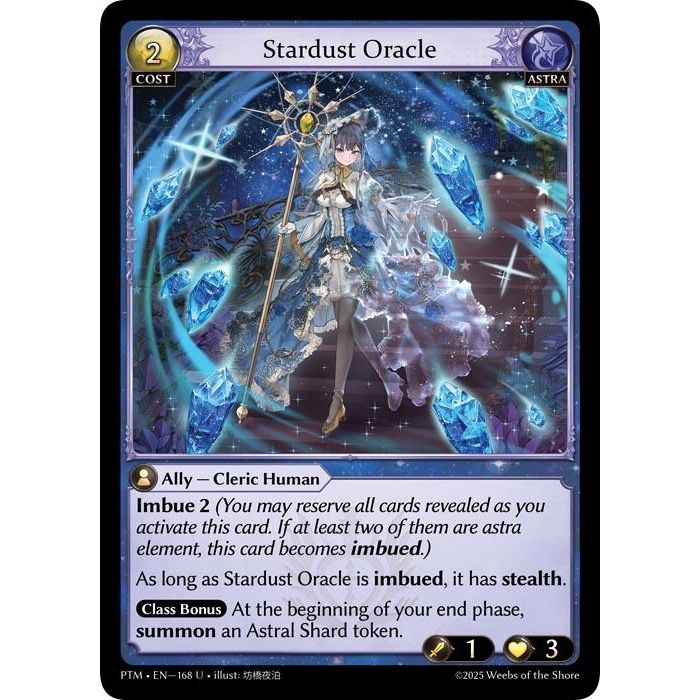 Image for Stardust Oracle (168) (Phantom Monarchs) - Grand Archive TCG