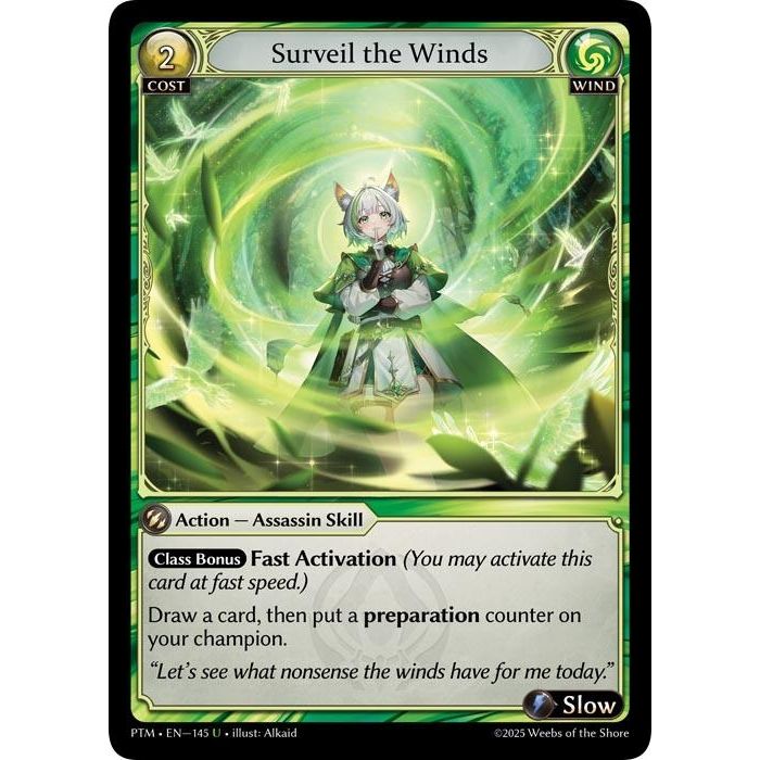 Image for Surveil the Winds (153) (Phantom Monarchs) - Grand Archive TCG
