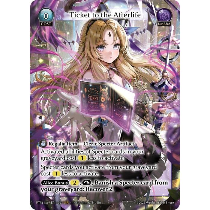 Image for Ticket to the Afterlife (027) (Phantom Monarchs) - Grand Archive TCG