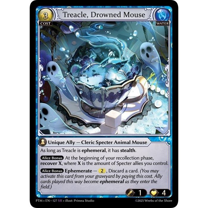 Image for Treacle, Drowned Mouse (127) (Phantom Monarchs) - Grand Archive TCG