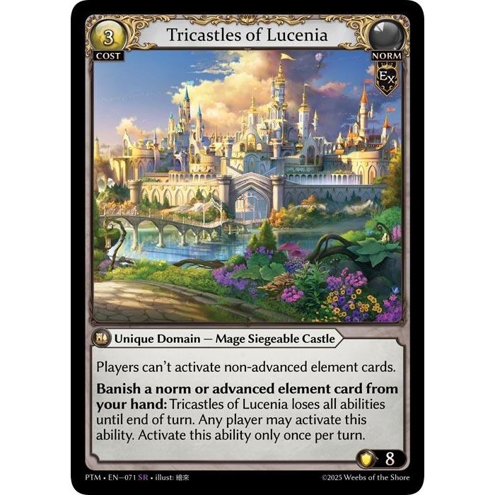 Image for Tricastles of Lucenia (071) (Phantom Monarchs) - Grand Archive TCG