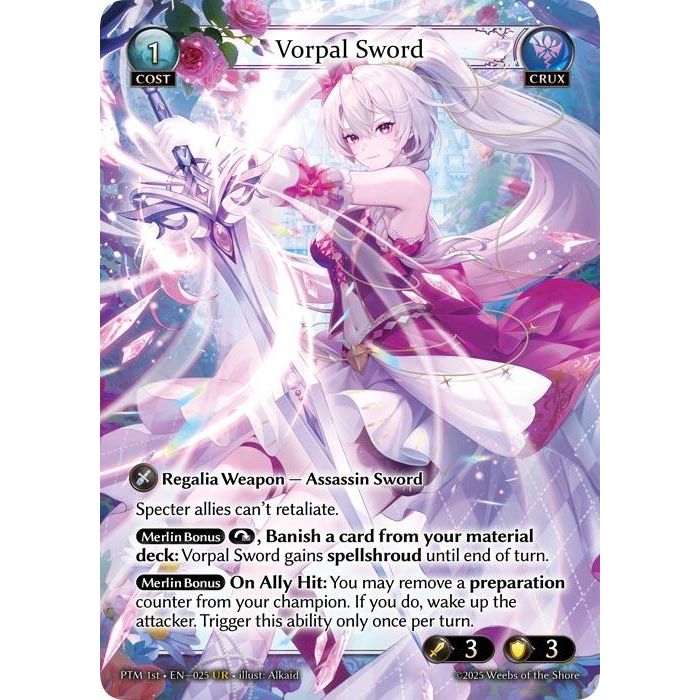 Image for Vorpal Sword (025) (Phantom Monarchs) - Grand Archive TCG