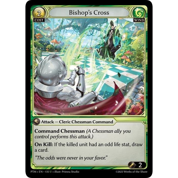 Image for Bishop's Cross (Curio Foil) (135) (Phantom Monarchs) - Grand Archive TCG