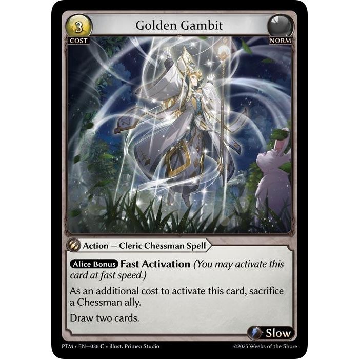 Image for Golden Gambit (Curio Foil) (036) (Phantom Monarchs) - Grand Archive TCG