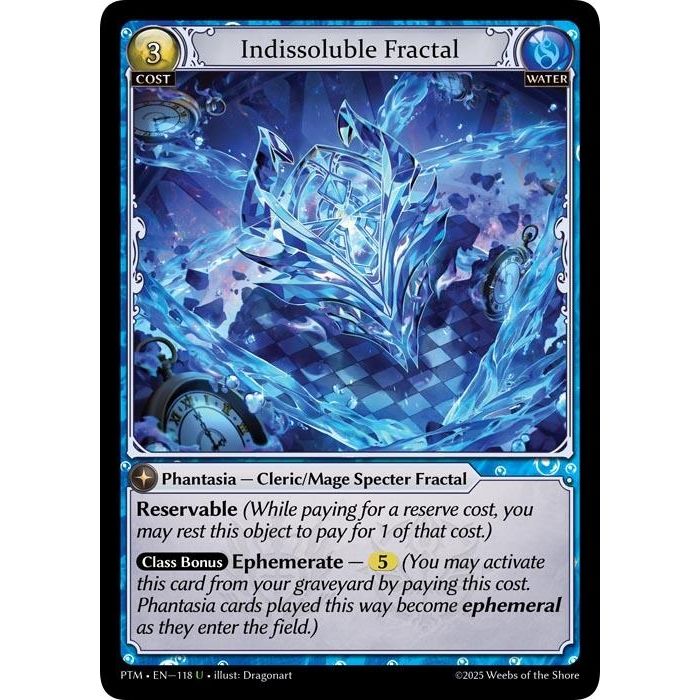 Image for Indissoluble Fractal (Curio Foil) (118) (Phantom Monarchs) - Grand Archive TCG