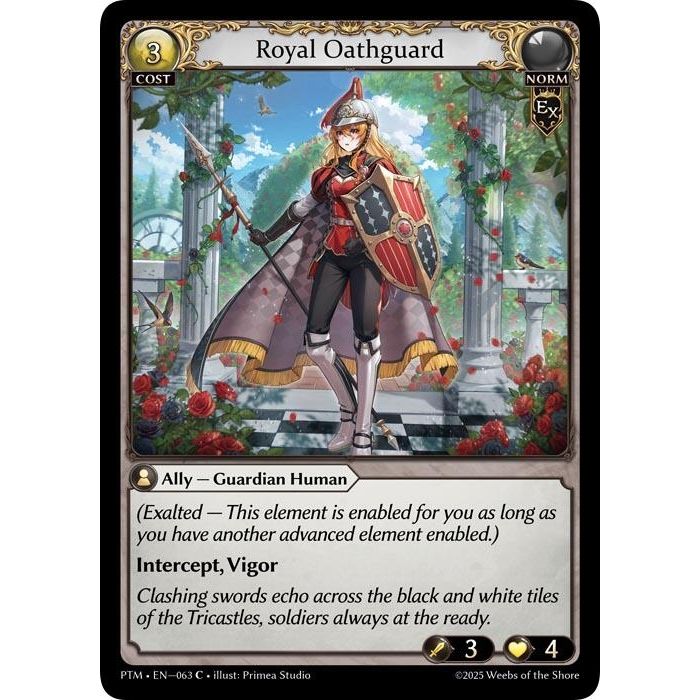 Image for Royal Oathguard (Curio Foil) (063) (Phantom Monarchs) - Grand Archive TCG
