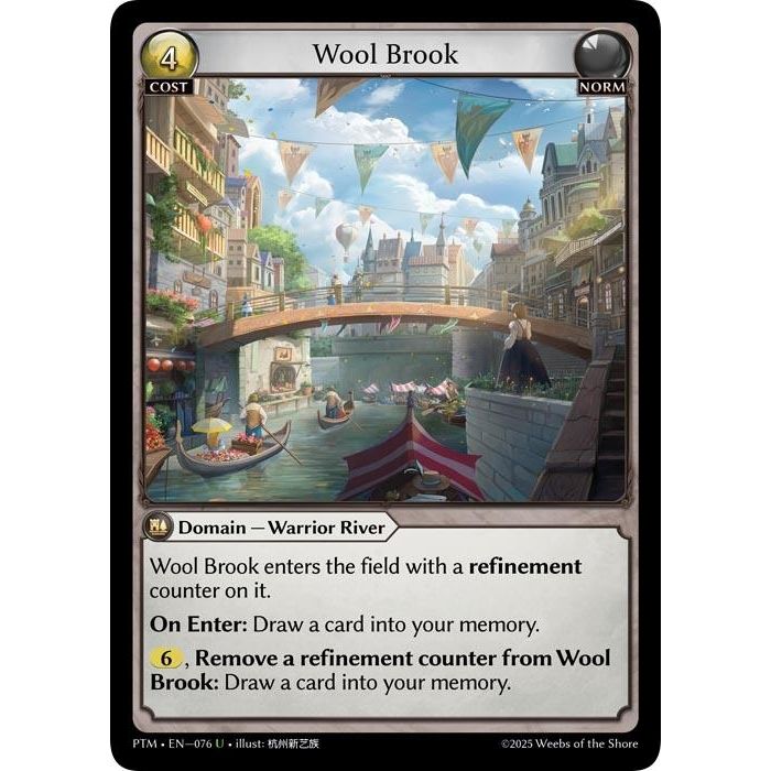 Image for Wool Brook (Curio Foil) (076) (Phantom Monarchs) - Grand Archive TCG