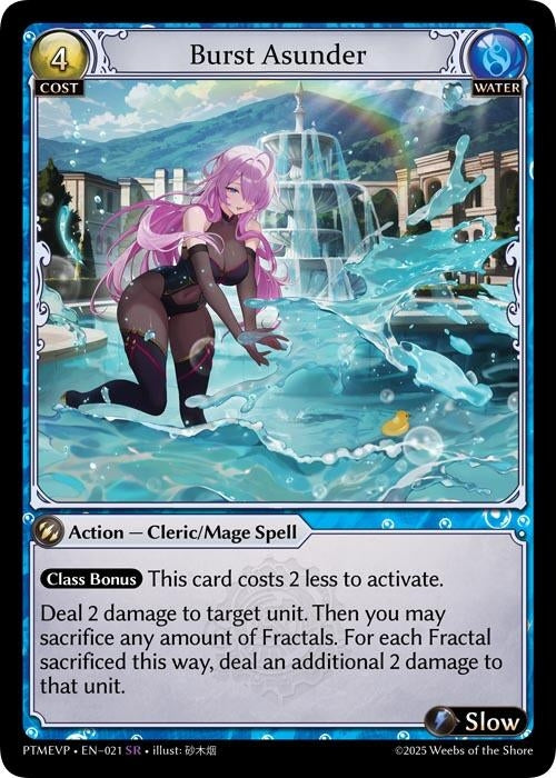 Image for Burst Asunder (021) (Phantom Monarchs Event Pack) (PHME) - Grand Archive TCG