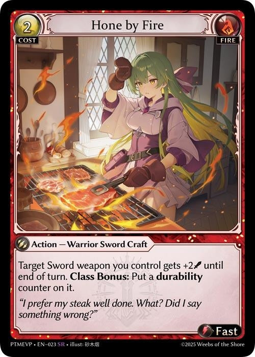 Image for Hone by Fire (023) (Phantom Monarchs Event Pack) (PHME) - Grand Archive TCG