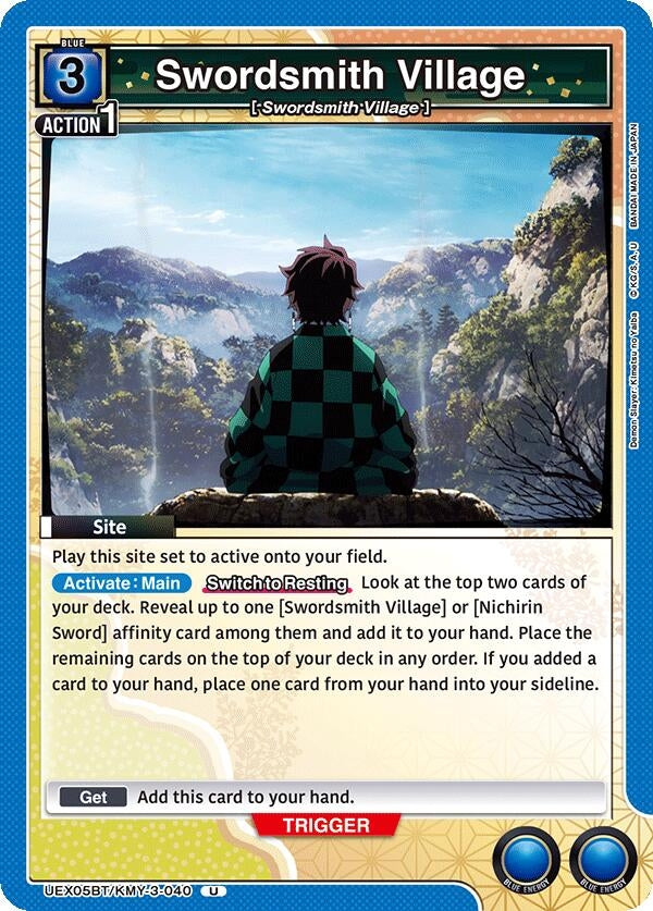Image for Swordsmith Village (UEX05BT/KMY-3-040) (UEX05BT: Demon Slayer: Kimetsu no Yaiba Vol.2) (UEX05BT) - Union Arena