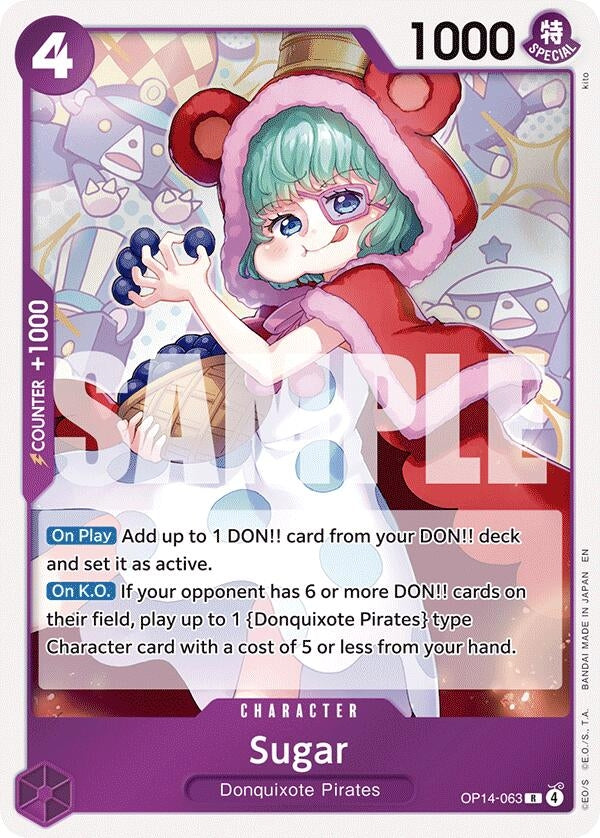 Image for Sugar (OP14-063) (The Azure Sea's Seven) (OP14) - One Piece Card Game