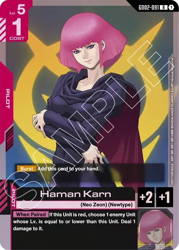Image for Haman Karn (GD02-091) (Gundam Promotional Cards) (GCG-PR) - Gundam Card Game