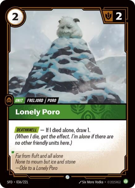 Lonely Poro (036/221) (Spiritforged)