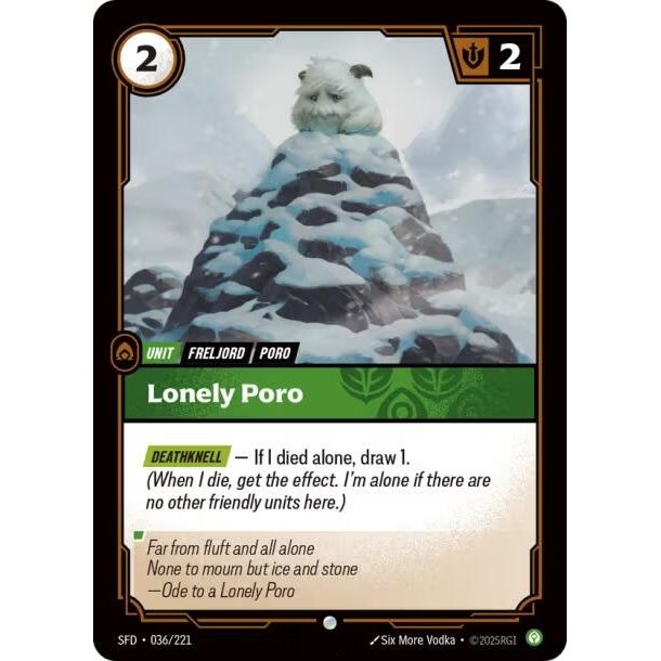 Lonely Poro (036/221) (Spiritforged) - PokeBox USA