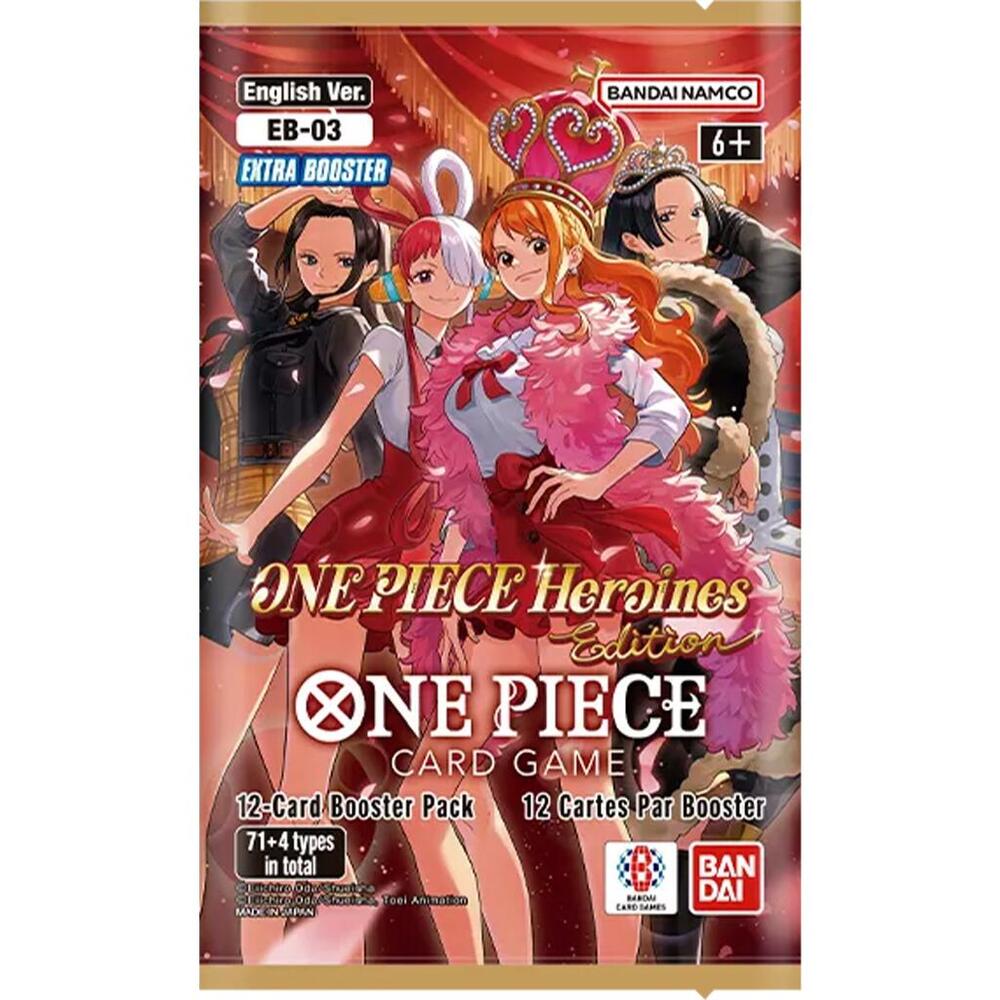 One Piece Card Game: Extra Booster Heroine's Edition EB-03 Booster Pack - English - PokeBox USA