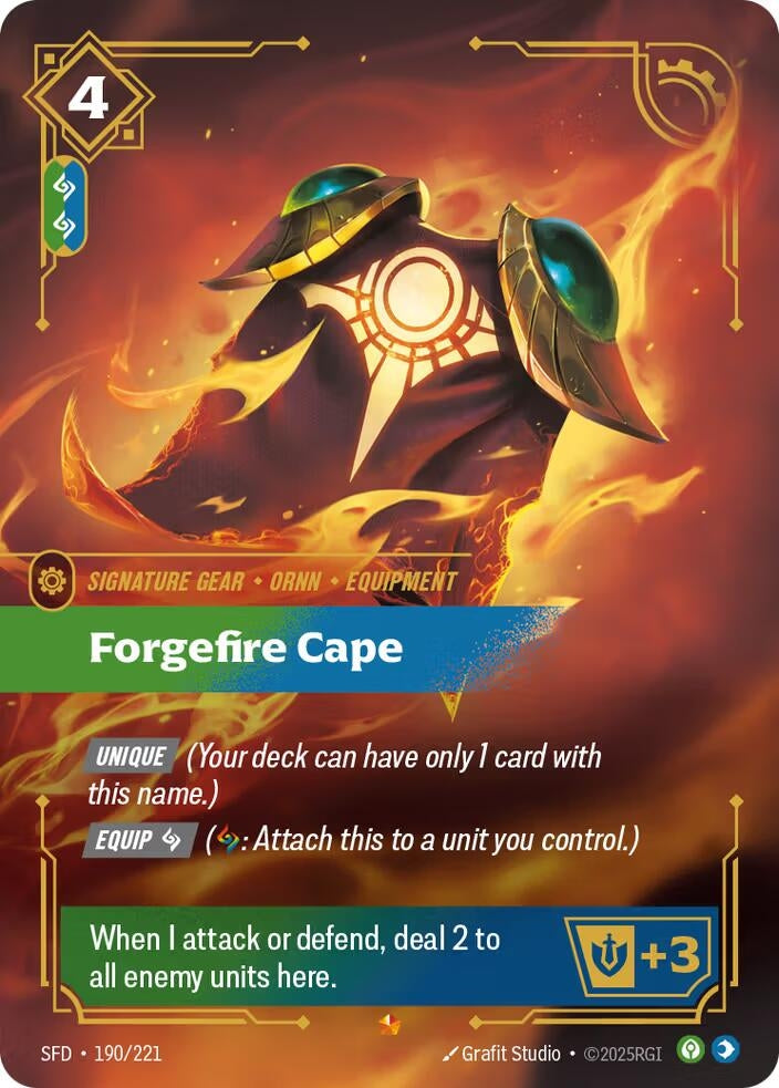 Forgefire Cape (190/221) (Spiritforged) - PokeBox USA