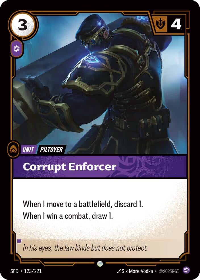 Corrupt Enforcer (123/221) (Spiritforged) - PokeBox USA