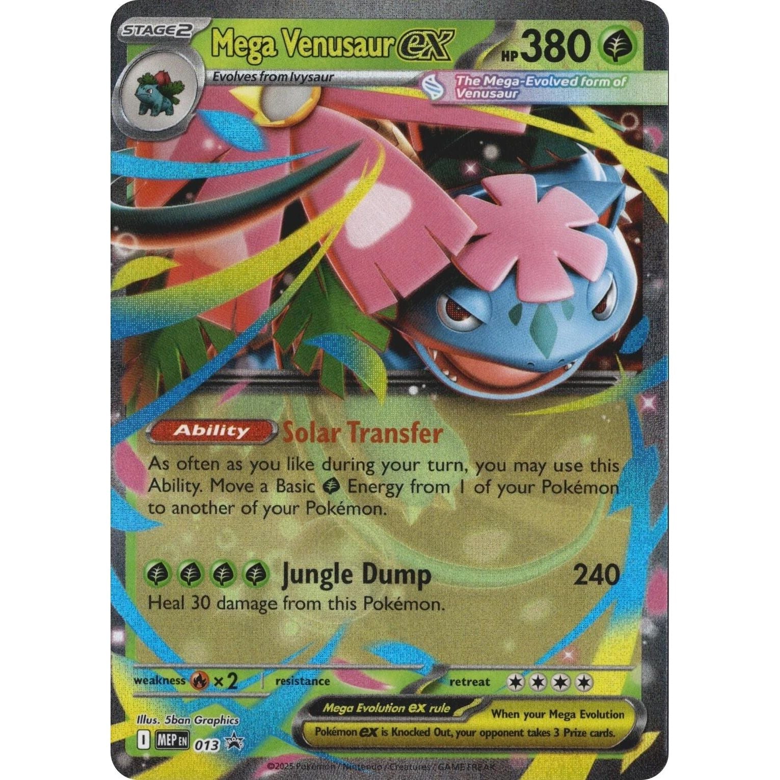 Image for Mega Venusaur ex - 013 (013) (ME: Mega Evolution Promo) - Pokemon