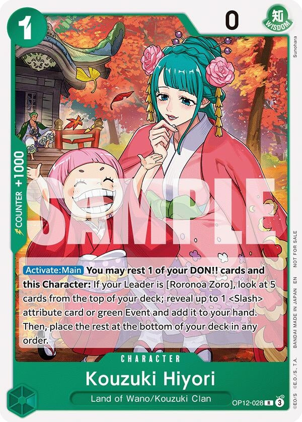 Image for Kouzuki Hiyori (Tournament Pack 2026 Vol. 1) (OP12-028) (One Piece Promotion Cards) (OP-PR) - One Piece Card Game