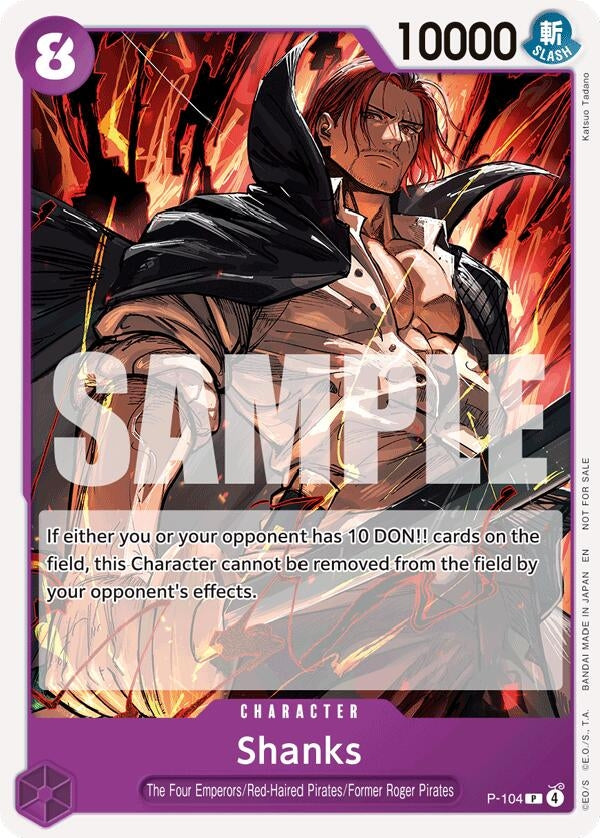 Image for Shanks (Store Tournament 2025 Vol. 4) (P-104) (One Piece Promotion Cards) (OP-PR) - One Piece Card Game