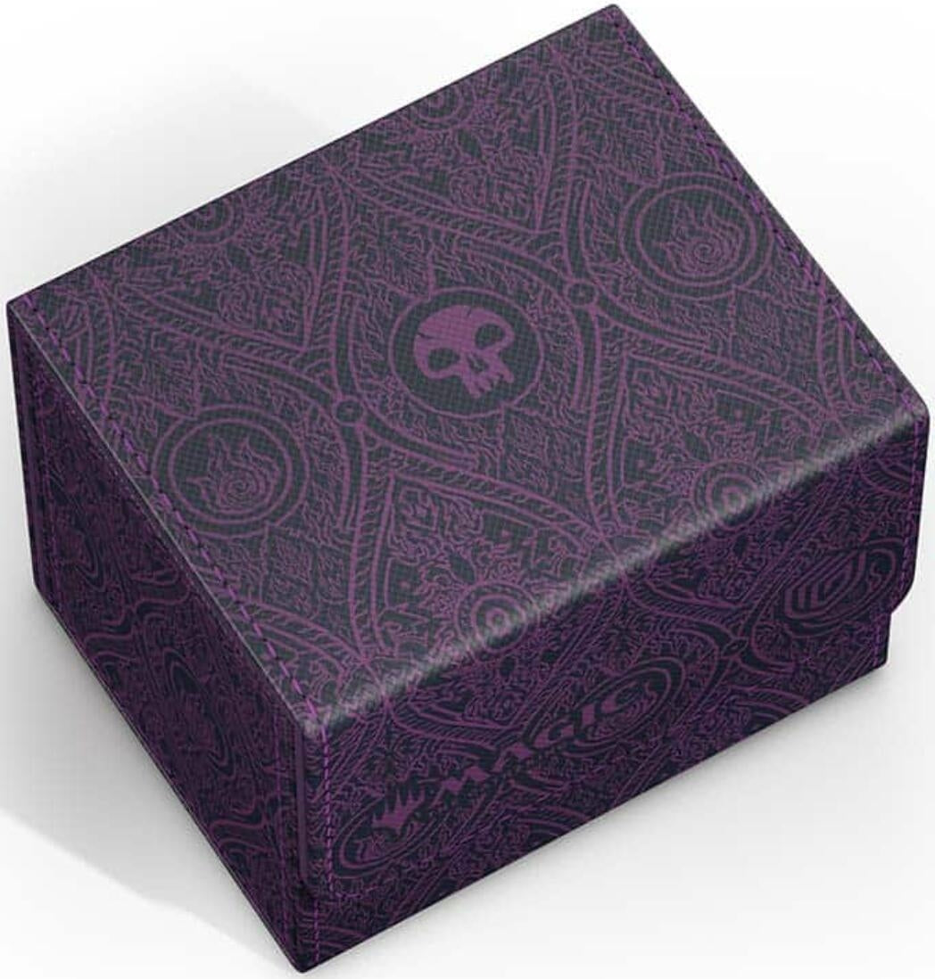 Image for Magic: The Gathering Avatar: The Last Airbender Sidewinder 100+ Xenoskin Deck Box - Black Mana - Deck Boxes