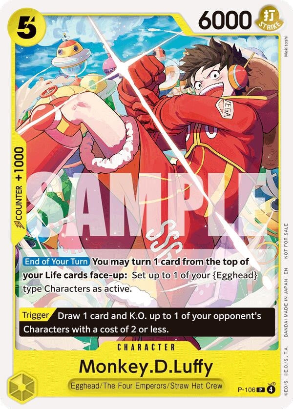 Image for Monkey.D.Luffy (Store Tournament 2025 Vol. 4) (P-106) (One Piece Promotion Cards) (OP-PR) - One Piece Card Game