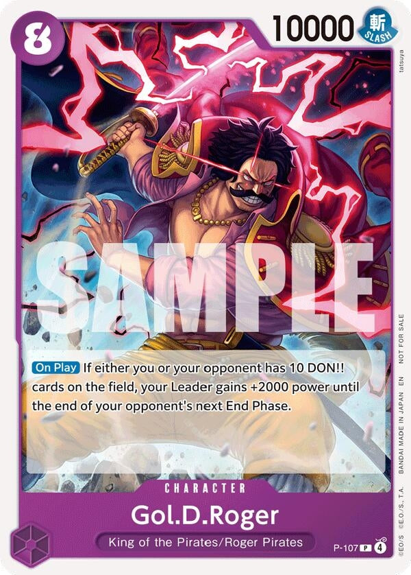 Image for Gol.D.Roger (Store Tournament 2025 Vol. 4) (P-107) (One Piece Promotion Cards) (OP-PR) - One Piece Card Game