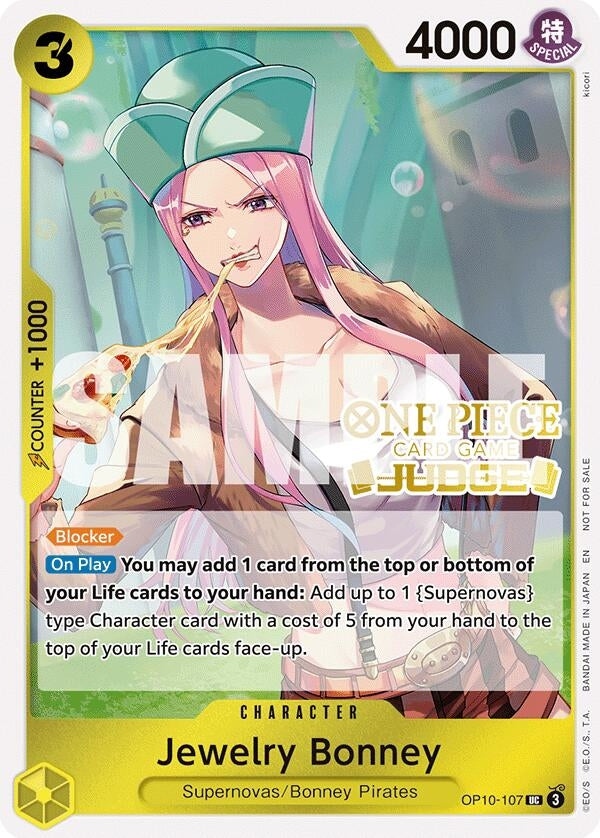 Image for Jewelry Bonney (Judge Pack Vol. 7) (OP10-107) (One Piece Promotion Cards) (OP-PR) - One Piece Card Game