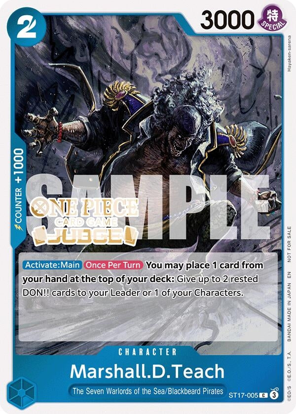 Image for Marshall.D.Teach (Judge Pack Vol. 7) (ST17-005) (One Piece Promotion Cards) (OP-PR) - One Piece Card Game