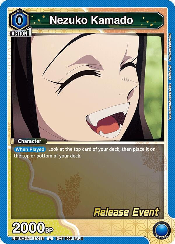 Image for Nezuko Kamado (018) (UEPR/KMY-3-018) (UEX05BT: Demon Slayer: Kimetsu no Yaiba Vol.2 Release Event Cards) (UEX05BT_RE) - Union Arena