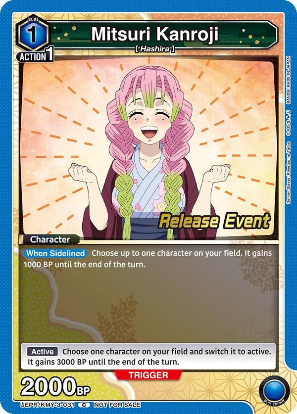 Image for Mitsuri Kanroji (031) (UEPR/KMY-3-031) (UEX05BT: Demon Slayer: Kimetsu no Yaiba Vol.2 Release Event Cards) (UEX05BT_RE) - Union Arena