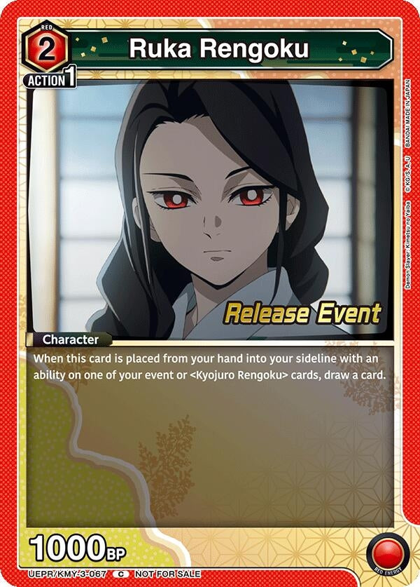 Image for Ruka Rengoku (UEPR/KMY-3-067) (UEX05BT: Demon Slayer: Kimetsu no Yaiba Vol.2 Release Event Cards) (UEX05BT_RE) - Union Arena