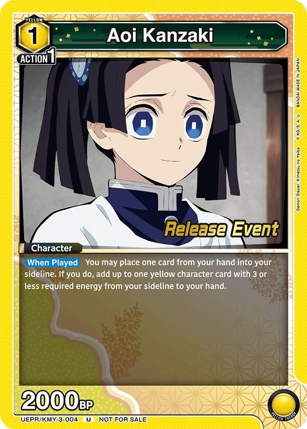 Image for Aoi Kanzaki (UEPR/KMY-3-004) (UEX05BT: Demon Slayer: Kimetsu no Yaiba Vol.2 Release Event Cards) (UEX05BT_RE) - Union Arena