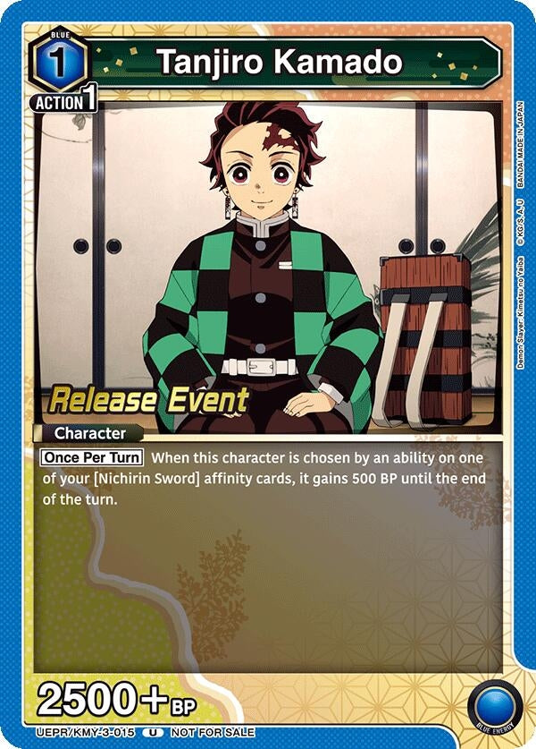 Image for Tanjiro Kamado (015) (UEPR/KMY-3-015) (UEX05BT: Demon Slayer: Kimetsu no Yaiba Vol.2 Release Event Cards) (UEX05BT_RE) - Union Arena