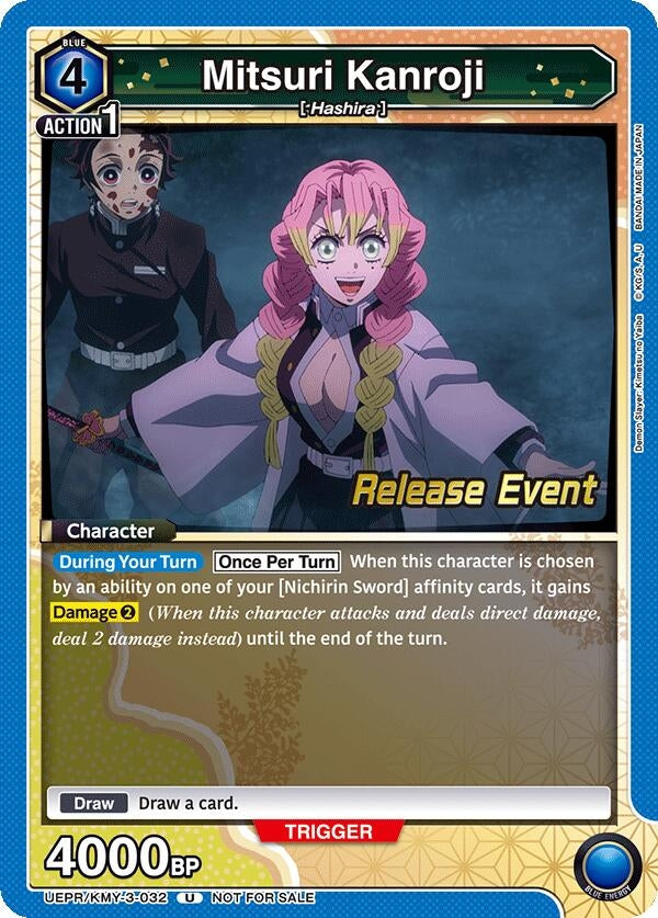Image for Mitsuri Kanroji (032) (UEPR/KMY-3-032) (UEX05BT: Demon Slayer: Kimetsu no Yaiba Vol.2 Release Event Cards) (UEX05BT_RE) - Union Arena