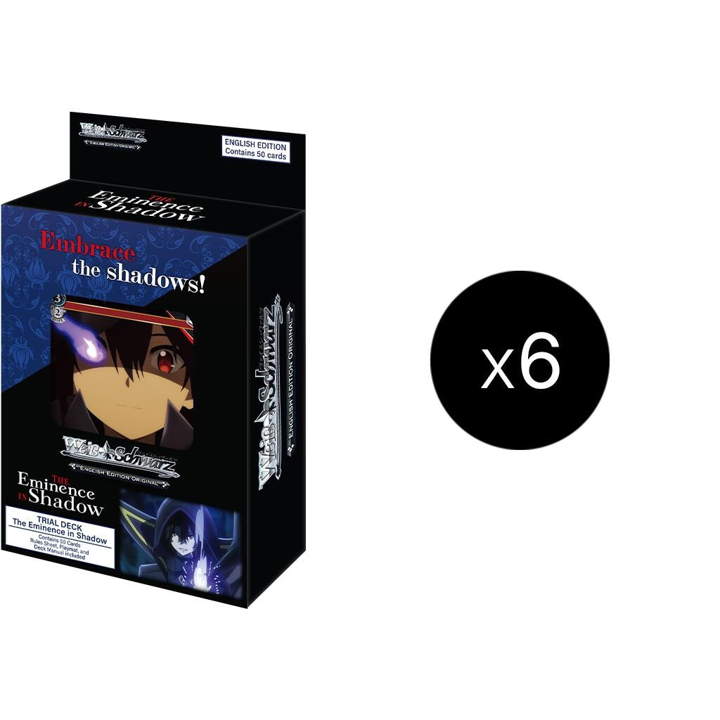 Image for The Eminence in Shadow Trial Deck Display - Weiss Schwarz