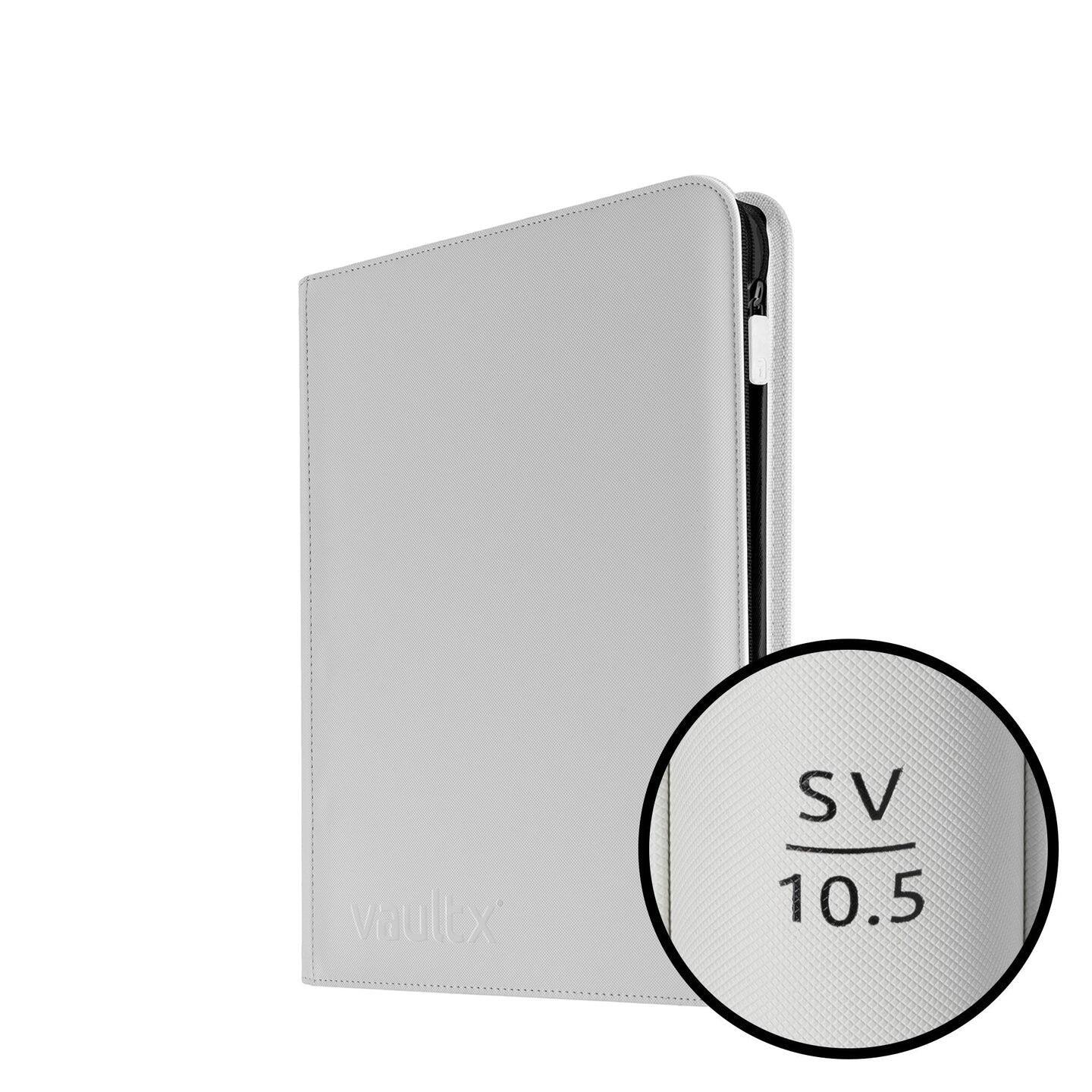 Image for Vault X Zip Binder Exo-Tec SV10.5 - White 9 Pocket - Storage Albums