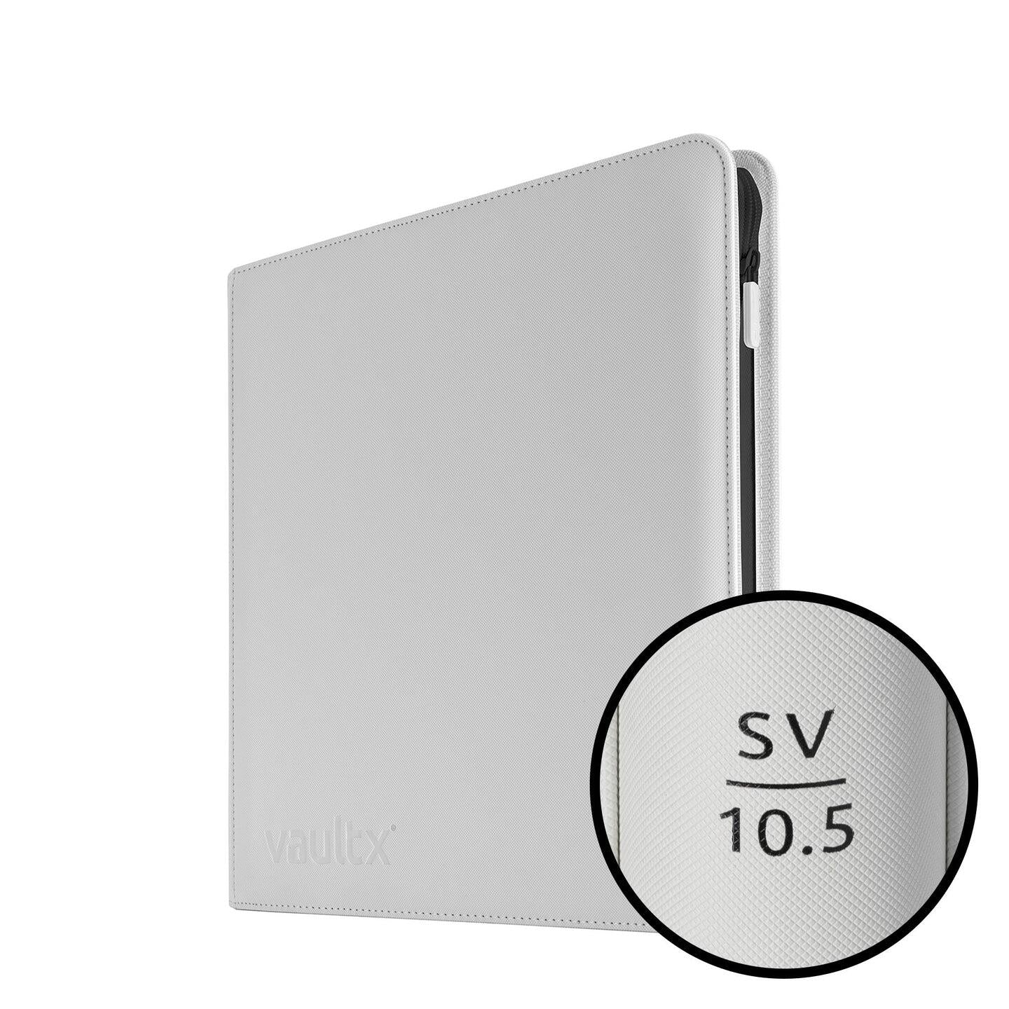 Image for Vault X Zip Binder Exo-Tec SV10.5 - White 12 Pocket - Storage Albums