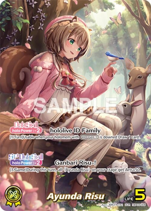 Image for Ayunda Risu (OUR) (hBP03-008) (Elite Spark) (HBP03E) - Hololive