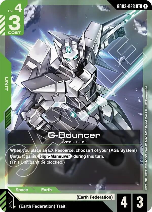 Image for G-Bouncer (GD03-023) (Steel Requiem) (GD03) - Gundam Card Game