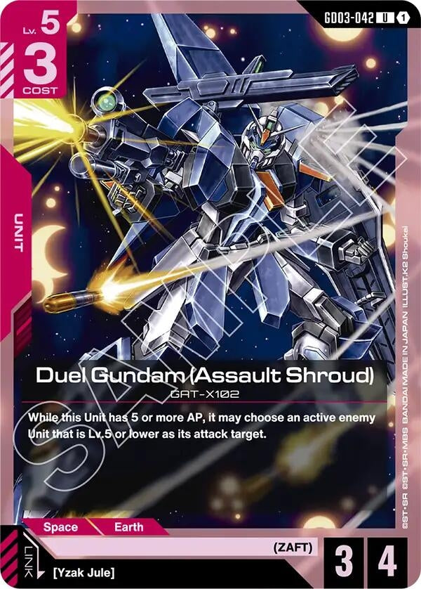 Image for Duel Gundam (Assault Shroud) (GD03-042) (GD03-042) (Steel Requiem) (GD03) - Gundam Card Game