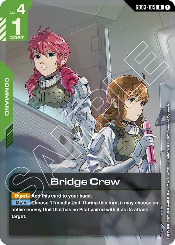Image for Bridge Crew (GD03-105) (Steel Requiem) (GD03) - Gundam Card Game