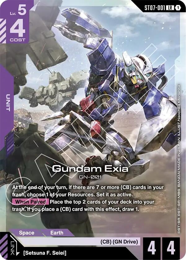 Image for Gundam Exia (ST07-001) (ST07-001) (Starter Deck 07: Celestial Drive) (ST07) - Gundam Card Game