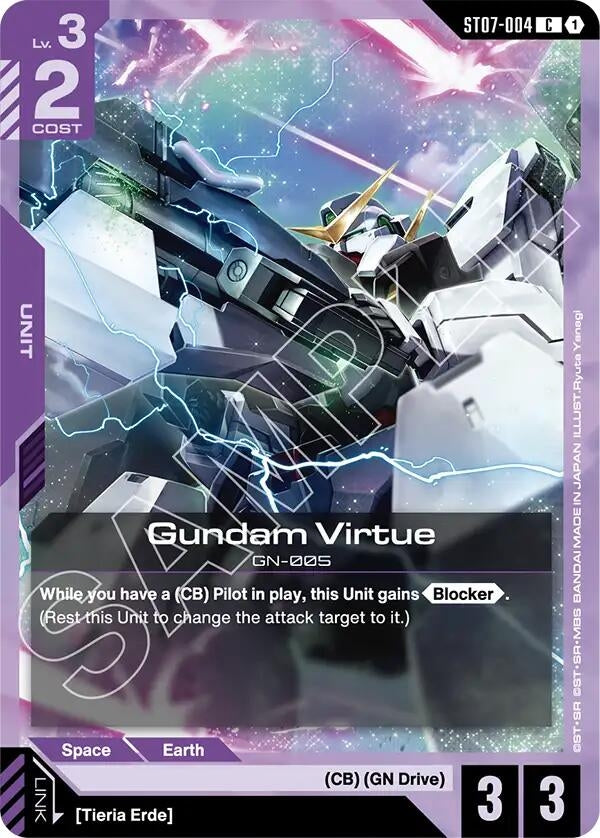 Image for Gundam Virtue (ST07-004) (ST07-004) (Starter Deck 07: Celestial Drive) (ST07) - Gundam Card Game