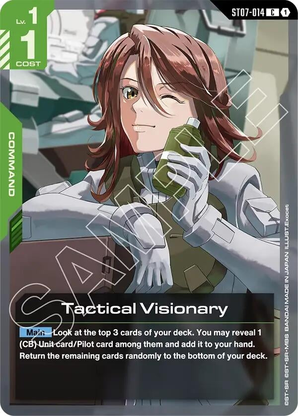 Image for Tactical Visionary (ST07-014) (Starter Deck 07: Celestial Drive) (ST07) - Gundam Card Game