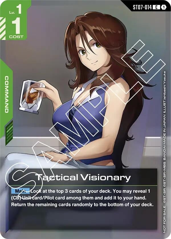 Image for Tactical Visionary (Store Tournament Participant Pack 03) (ST07-014) (Gundam Promotional Cards) (GCG-PR) - Gundam Card Game