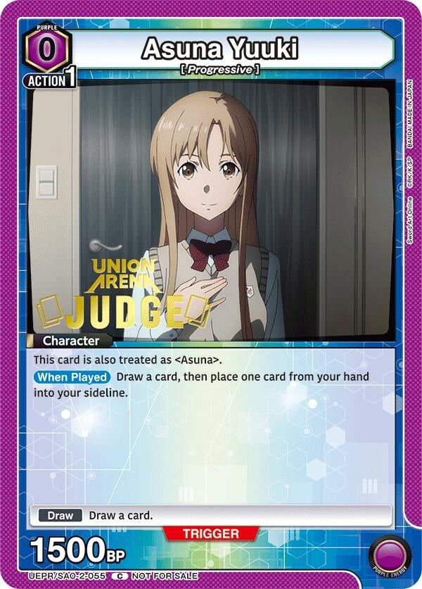 Image for Asuna Yuuki (Judge Pack) (UEPR/SAO-2-055) (Union Arena Promotion Cards) (UEPR) - Union Arena