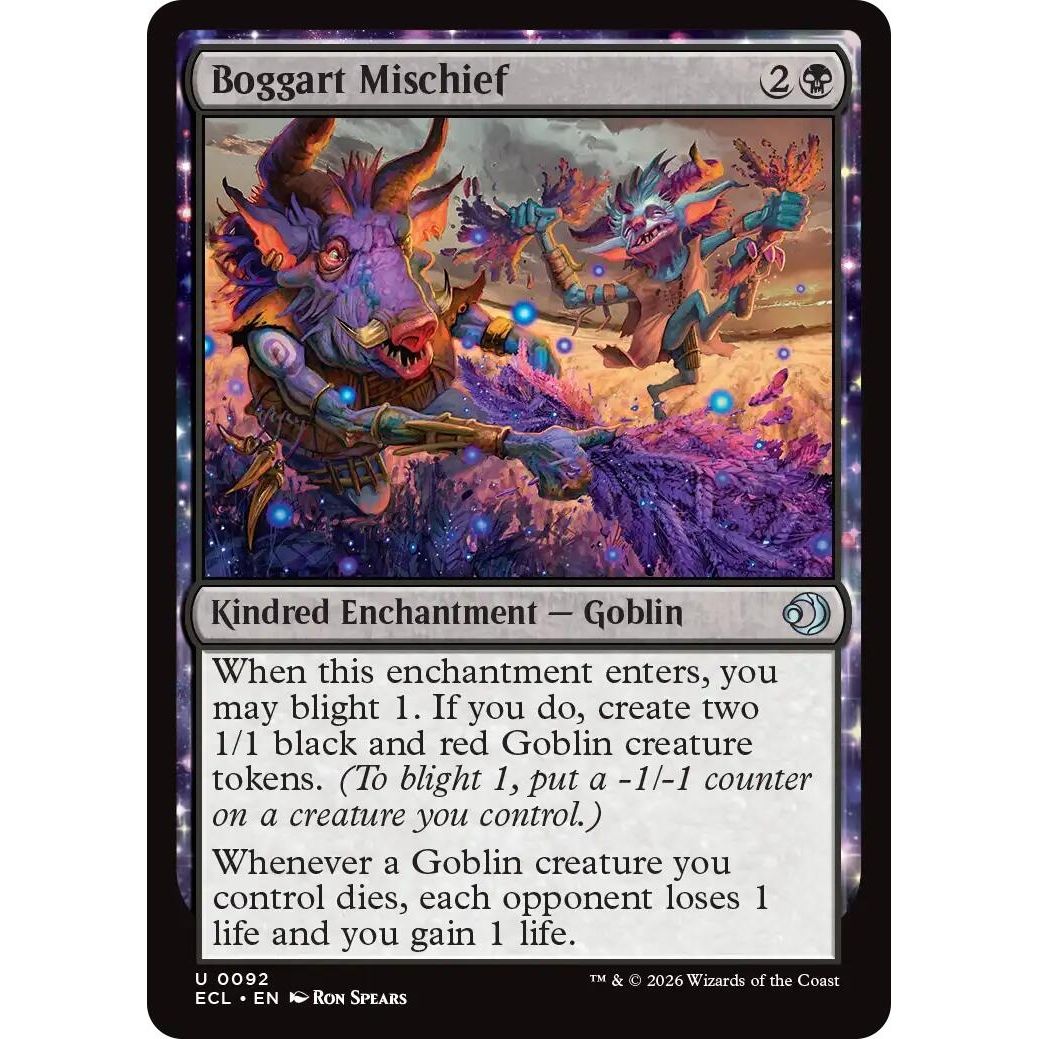 Image for Boggart Mischief (92) (Lorwyn Eclipsed) - Magic: The Gathering